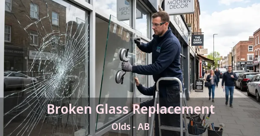 Broken Glass Replacement Olds - AB Broken Glass Replacement Olds - AB