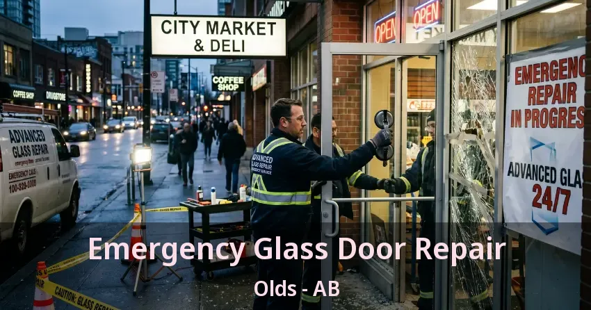 Emergency Glass Door Repair Olds - AB
