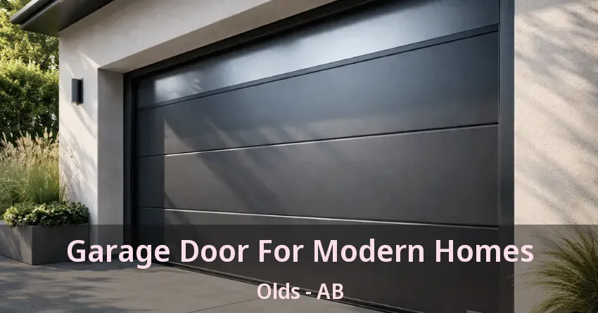 Garage Door For Modern Homes Olds - AB