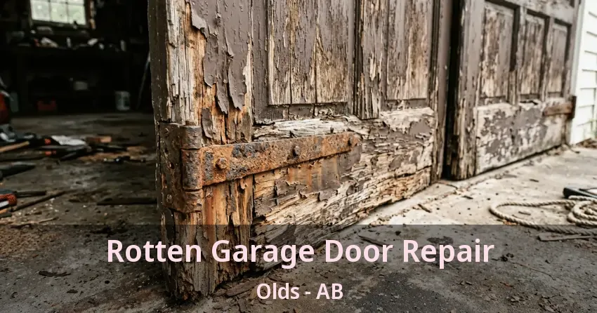 Rotten Garage Door Repair Olds - AB